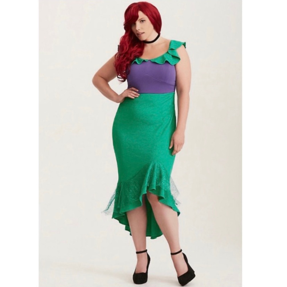 TORRID HALLOWEEN ARIEL FITTED MERMAID DRESS